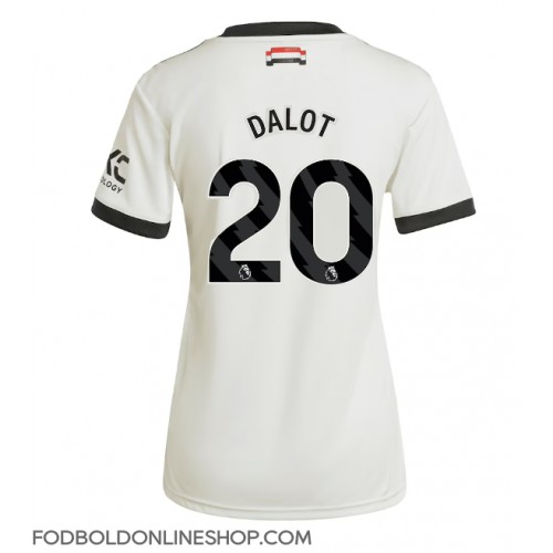 Manchester United Diogo Dalot #20 Tredjetrøje Dame 2024-25 Kortærmet